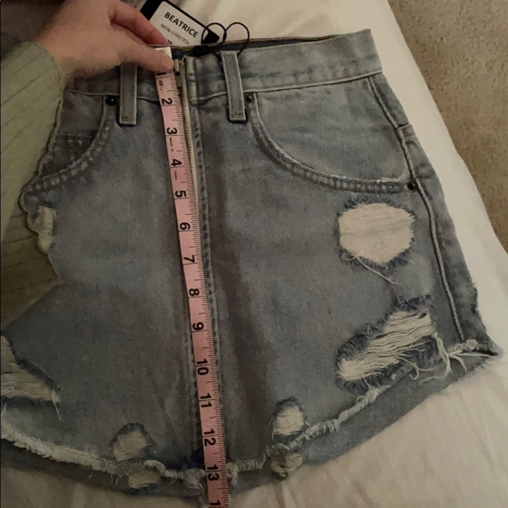 SOLD // LF CARMAR denim Beatrice skirt - Picture 4 of 6